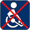 Недоступно для инвалидов колясочников